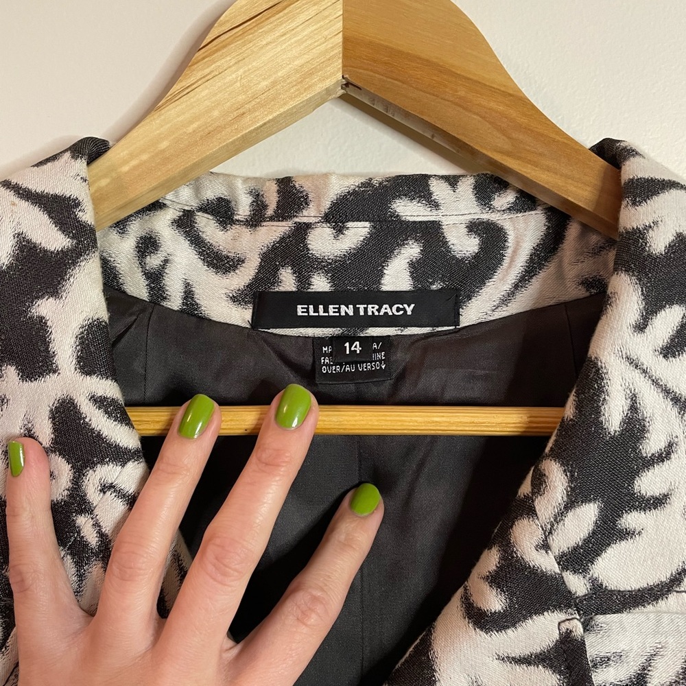 Ellen Tracy Patterned Jacket - image 2